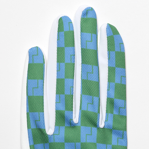  ゴルフ 手袋 レディース ブランド 両手 洗濯可 総柄 ゴルフグローブ 女性用 ストレッチ フィット感 速乾性 グリーン 緑色 スポーツ オシャレ プレゼント グローブ ゴルフ ブランド サイズ 19/21 ペレック(PELLEK)