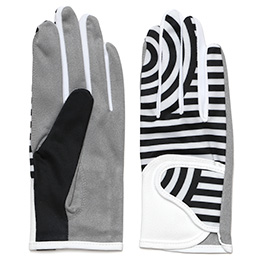 クロダ(KURODA) ペレック(PELLEK) レディース ゴルフグローブ シンセティックストレッチシリーズ 両手用 ブラック