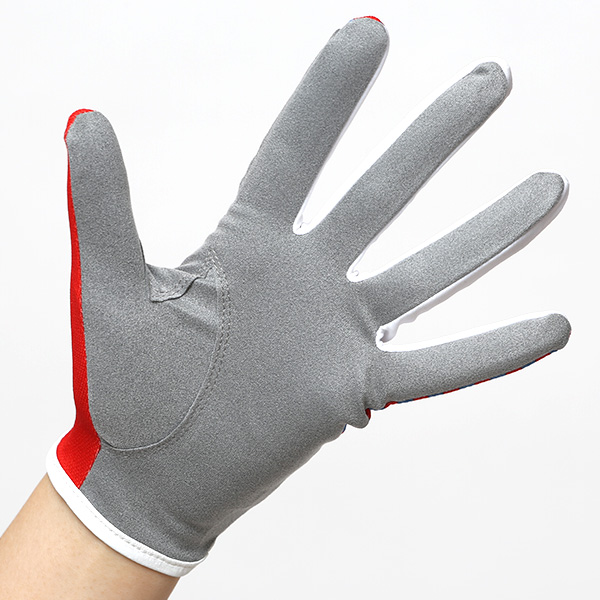 ゴルフ 手袋 レディース ブランド 両手 洗濯可 総柄 ゴルフグローブ 女性用 ストレッチ フィット感 速乾性 レッド ワイン 赤色 スポーツ オシャレ プレゼント グローブ ゴルフ ブランド サイズ 19/21 ペレック(PELLEK)