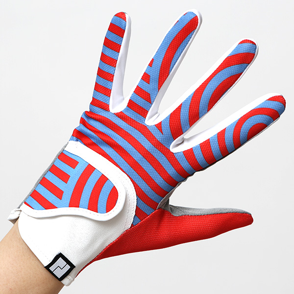 ゴルフ 手袋 レディース ブランド 両手 洗濯可 総柄 ゴルフグローブ 女性用 ストレッチ フィット感 速乾性 レッド ワイン 赤色 スポーツ オシャレ プレゼント グローブ ゴルフ ブランド サイズ 19/21 ペレック(PELLEK)