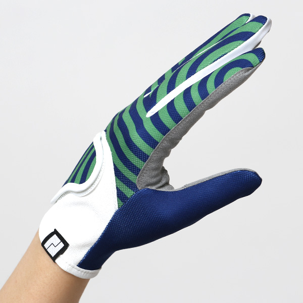  ゴルフ 手袋 レディース ブランド 両手 洗濯可 総柄 ゴルフグローブ 女性用 ストレッチ フィット感 速乾性 ブルー ネイビー 青色 スポーツ オシャレ プレゼント グローブ ゴルフ ブランド サイズ 19/21 ペレック(PELLEK)