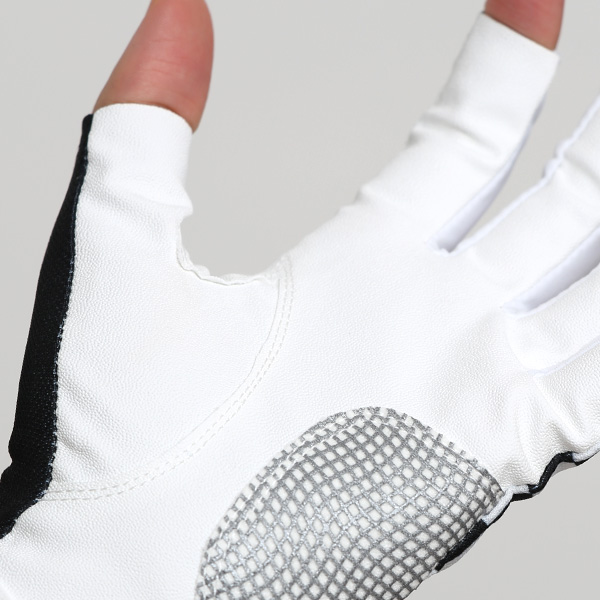  ゴルフ 手袋 レディース ブランド 両手 洗濯可 総柄 指無し フィンガーレス ゴルフグローブ ブラック 黒 黒色 女性用 ストレッチ フィット感 速乾性 スポーツ オシャレ プレゼント 日本ブランド サイズ 19/21 ペレック(PELLEK)