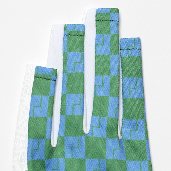 ゴルフ 手袋 レディース ブランド 両手 洗濯可 総柄 指無し フィンガーレス ゴルフグローブ グリーン 緑色 女性用 ストレッチ フィット感 速乾性 スポーツ オシャレ プレゼント 日本ブランド サイズ 19/21 ペレック(PELLEK)