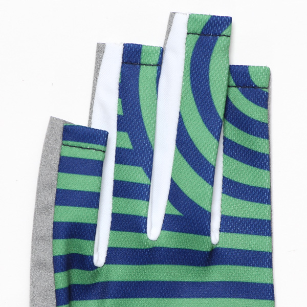  ゴルフ 手袋 レディース ブランド 両手 洗濯可 総柄 指無し フィンガーレス ゴルフグローブ ブルー ネイビー 青色 女性用 ストレッチ フィット感 速乾性 スポーツ オシャレ プレゼント 日本ブランド サイズ 19/21 ペレック(PELLEK)