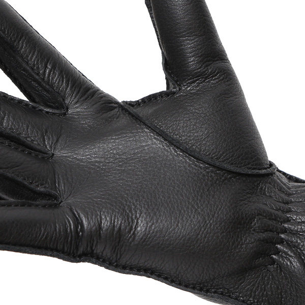  KURODA(クロダ) 鹿革 日本製 メンズ 革手袋 カシミヤ100％裏地 防寒 ブラック 黒 黒色 30代 40代 50代 60代 男性 プレゼント 暖かい 高級 ブランド ギフト 化粧箱付き