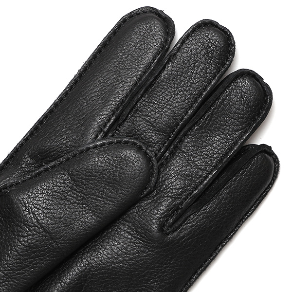  KURODA(クロダ) 鹿革 日本製 メンズ 革手袋 カシミヤ100％裏地 防寒 ブラック 黒 黒色 30代 40代 50代 60代 男性 プレゼント 暖かい 高級 ブランド ギフト 化粧箱付き
