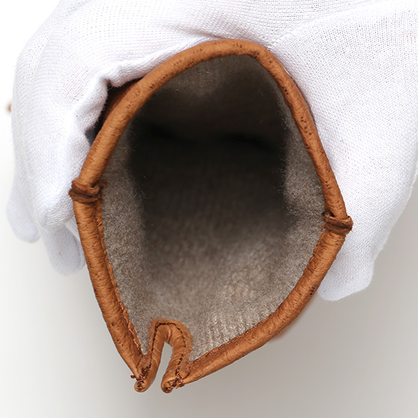  KURODA(クロダ) ペッカリー革 日本製 メンズ 革手袋 カシミヤ100％裏地 防寒 キャメル ブラウン 茶 茶色 30代 40代 50代 60代 男性 プレゼント 暖かい 高級 ブランド ギフト 化粧箱付き