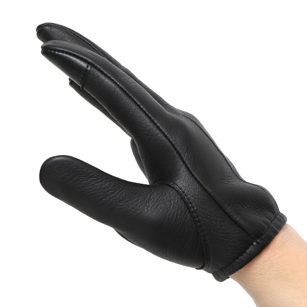  鹿革 日本製 バイクグローブ メンズ 自転車 ショート丈 手袋 スマホ操作可能 ブラック 黒 黒色 高級 ブランド 経年変化 味わい レザー スーツ 自転車通勤 ビジネス おしゃれ KURODA(クロダ) ペレック(PELLEK)