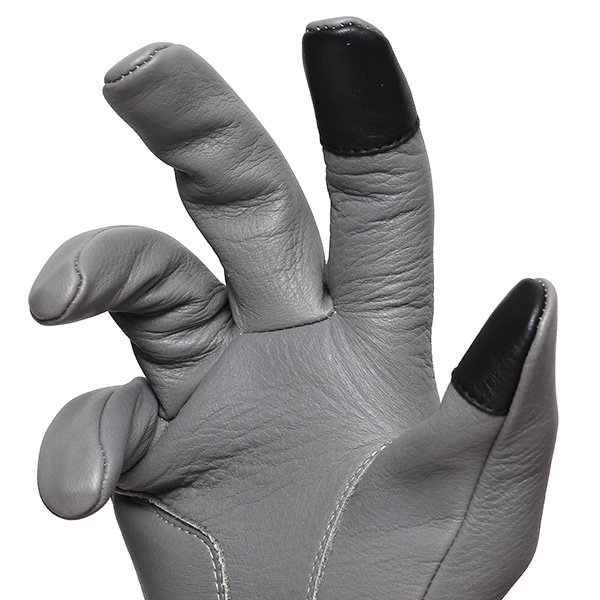 鹿革 日本製 バイクグローブ メンズ 自転車 ショート丈 手袋 スマホ操作可能 グレー グレイ 灰色 高級 ブランド 経年変化 味わい レザー スーツ 自転車通勤 ビジネス おしゃれ KURODA(クロダ) ペレック(PELLEK)
