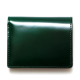 東京ヒマワリ / KUBERA(クベラ) コードバン 二つ折り財布 ブラック