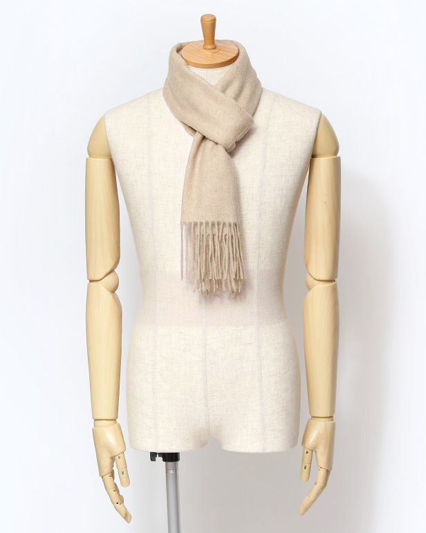 マフラー メンズ レディース カシミヤ100% 日本メーカー製 箱付き ベージュ 肌色 クリスマス ギフト プレゼント 細身 細い ストール ブランド 通勤 スーツ 男性 女性 高級 内モンゴル地区 カシミア