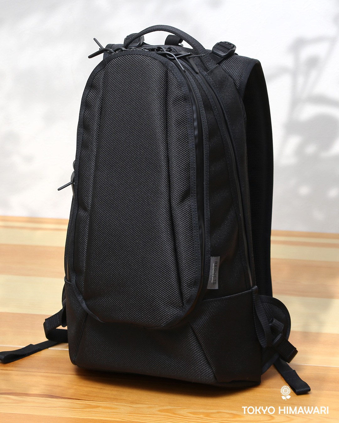 REDUCTS(リダッツ) CYCLER MEDIUM リュック バックパック 日本製 バッグ ブランド メンズ ブラック 黒 黒色 カジュアル 自転車 ヘルメット収納可能 ビジネスリュック PC タブレット A4 男性 高級 高品質 リュックサック