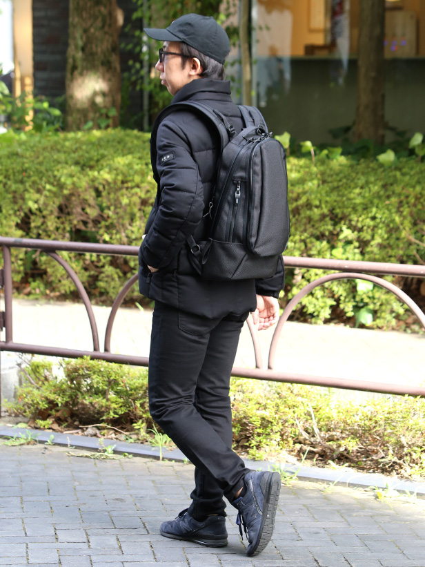 REDUCTS(リダッツ) CYCLER MEDIUM ブラック モデル 着用 コーディネート 画像