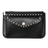 THE WONDER LUST(ワンダーラスト) STUDS UTILITY POUCH ブラック