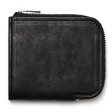 THE WONDER LUST(ワンダーラスト) L-ZIP MINI WALLET ブラック