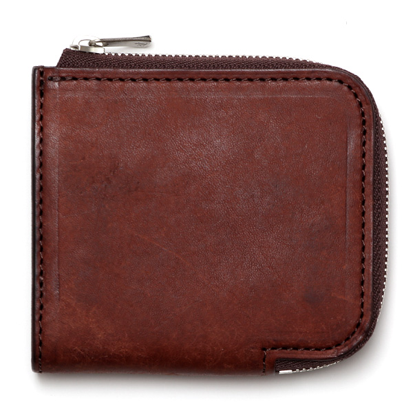 THE WONDER LUST(ワンダーラスト) L-ZIP MINI WALLET ダークブラウン