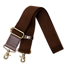 WONDER BAGGAGE(ワンダーバゲージ) ショルダーテープ acrylic チョコ