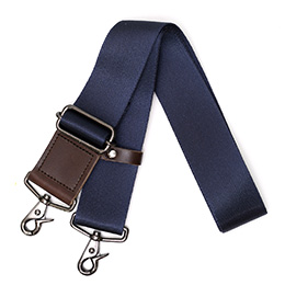 WONDER BAGGAGE(ワンダーバゲージ) ショルダーテープ nylon ネイビー/チョコ