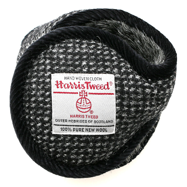 ハリスツイード Harris Tweed 暖かいイヤーマフラー