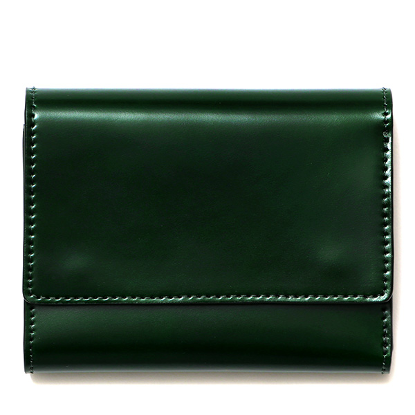 楽天市場 財布 コードバン 三つ折り財布 メンズ レザー ブランド 大容量 馬革 レーデルオガワ 新喜皮革 グリーン カーキ 緑色 おしゃれ かっこいい 日本製 ウォレット メンズ 本革 プレゼント ギフト コンパクト Kubera クベラ 東京ヒマワリ