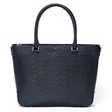 ペッレ モルビダ(PELLE MORBIDA) エピレザー トートバッグ ネイビー